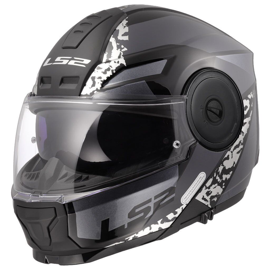 LS2 SCOPE 2 OXYD SİYAH-TITANIUM KASK TITANIUM - L