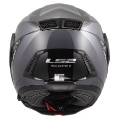 LS2 SCOPE 2 OXYD SİYAH-TITANIUM KASK TITANIUM - L