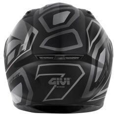 ON MAT TITANIUM-SİYAH KASK