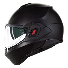 Nolan N120-1 CLASSICO N-COM (302) ÇENE AÇILIR KASK NERO MAT SİYAH