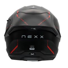 NEXX Y.100R REACT MAT SİYAH-KIRMIZI KASK MAT SIYAH-KIRMIZI - XXL