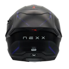 NEXX Y.100R REACT MAT SİYAH-MAVİ KASK MAVI - S