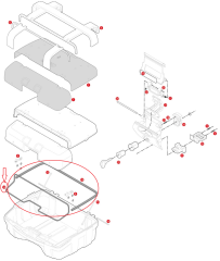 GIVI Z2072R ÇANTA KAPAK CONTASI TRK33-TRK46