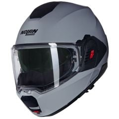 Nolan N120-1 CLASSICO N-COM (303) ÇENE AÇILIR KASK GRIGIO NARDO GRİ