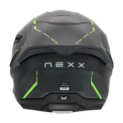 NEXX Y.100R REACT MAT GRİ-YEŞİL KASK YESIL - XL