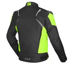 LS2 ZOOM MONT SİYAH-NEON SARI