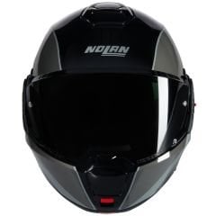 Nolan N120-1 CLASSICO (341) ÇENE ARKAYA AÇILIR KASK VERNICIATURA SPECIALE Siyah / Gri / Gümüş