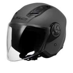 LS2 AIRFLOW 2 MAT TITANIUM KASK MAT TITANIUM - M