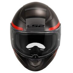 LS2 RAPID 2 CHOS SİYAH-KIRMIZI KASK