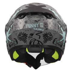 LS2 FUNNY 2 SCRIBBLE GRİ-MAVİ ÇOCUK KASK