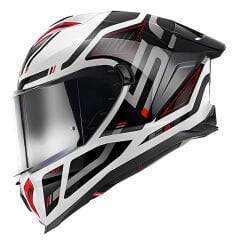 GIVI 50.3 QUASAR BEYAZ-SİYAH-KIRMIZI KASK