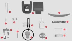 GIVI Z315 ÇANTA TABLA DÜĞMESİ E300-E30-E280-E33