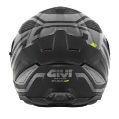 GIVI 50.3 QUASAR MAT SİYAH-TITANIUM-NEON SARI KASK