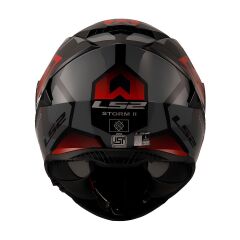 LS2 STORM 2 KRONOS KIRMIZI-GRİ KASK