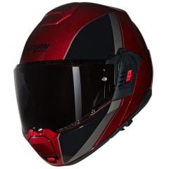Nolan N120-1 CLASSICO (344) ÇENE ARKAYA AÇILIR KASK VERNICIATURA SPECIALE Rosso Visseral Kırmızı / Siyah