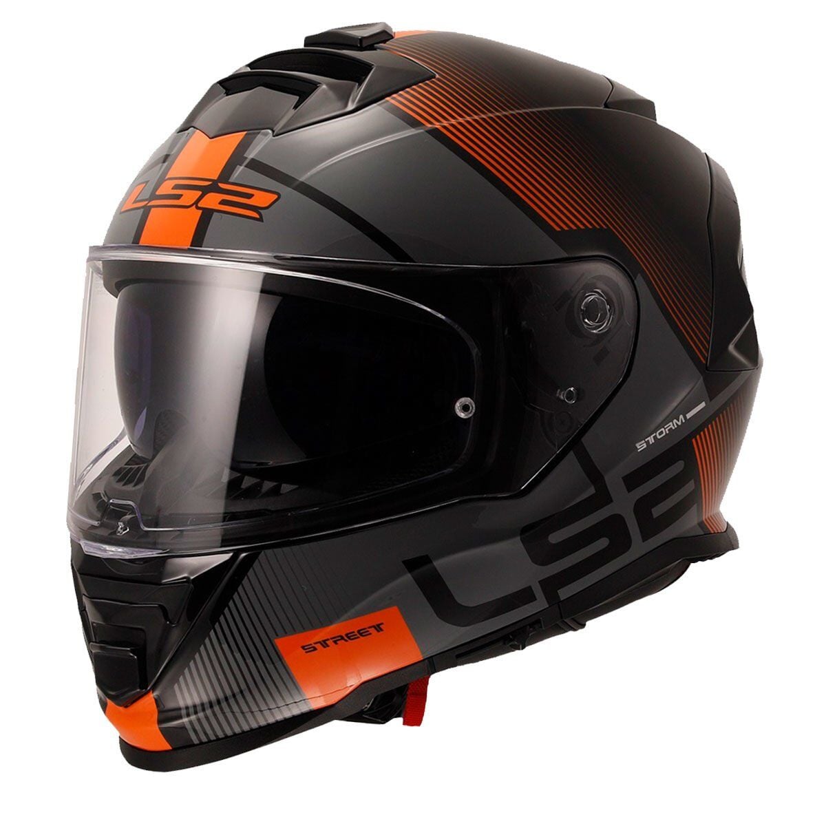 LS2 STORM 2 EPIC SİYAH-TURUNCU KASK