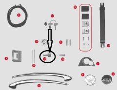 GIVI Z388 ÇANTA TABLA DÜĞMESİ E21