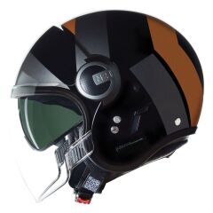 Nolan N21 VISOR TANGENTE AÇIK MOTOSİKLET KASKI Siyah / Gri / Toprak 352