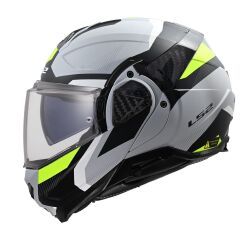 LS2 ADVANT 2 TRIPLE MAT SİYAH-GRİ-NEON SARI KASK SIYAH/GRI - XL