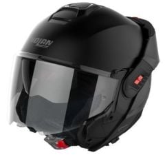 Nolan N120-1 CLASSICO (348) ÇENE ARKAYA AÇILIR KASK LINEO Siyah / Beyaz / Gümüş