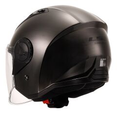 LS2 AIRFLOW 2 JEANS KASK TEK RENK - XXL