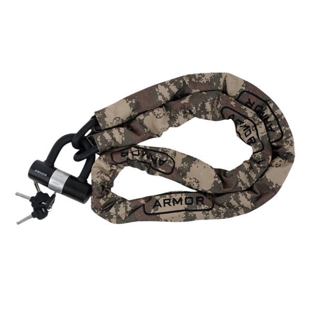 Armor 712MV Military Serisi Çelik Zincir 1.80 mt. (12 mm) + U Kilit