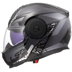 LS2 SCOPE 2 OXYD SİYAH-TITANIUM KASK