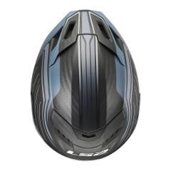 LS2 DRAGON KARBON SUBIC MAT MAVİ PETROL KASK