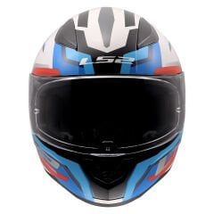 LS2 RAPID 2 HYPER BEYAZ-MAVİ-KIRMIZI KASK