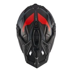 NEXX X.WED 3 KEYO KARBON MAT GRİ-KIRMIZI KASK MAT GRI - S