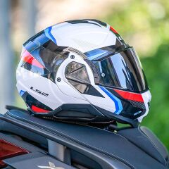 LS2 ADVANT 2 TRIPLE SİYAH-MAVİ-KIRMIZI-BEYAZ KASK