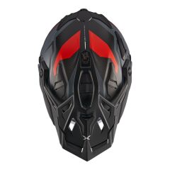 NEXX X.WED 3 KEYO KARBON MAT GRİ-KIRMIZI KASK MAT GRI - L