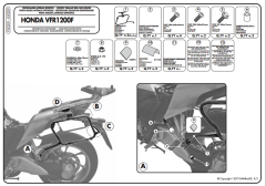 KAPPA KLX209 HONDA VFR 1200 F (10-16) YAN ÇANTA TAŞIYICI