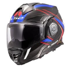 LS2 ADVANT X KARBON FUTURE II BEYAZ-MAVİ KASK