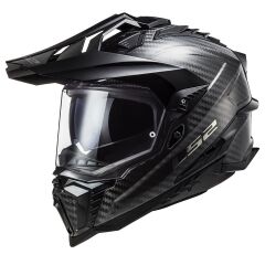 LS2 EXPLORER C KARBON KASK TEK RENK - XL