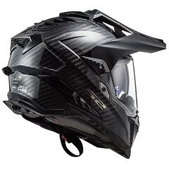 LS2 EXPLORER C KARBON KASK TEK RENK - XL