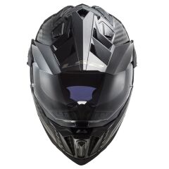 LS2 EXPLORER C KARBON KASK TEK RENK - XXL