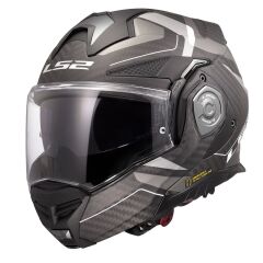 LS2 ADVANT X KARBON HORIZON MAT GÜMÜŞ-GRİ KASK GRI - S