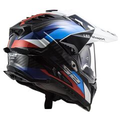 LS2 EXPLORER C KARBON FRONTIER SİYAH-MAVİ KASK SIYAH/MAVI - M