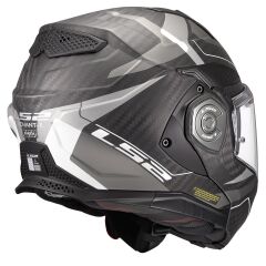 LS2 ADVANT X KARBON HORIZON MAT GÜMÜŞ-GRİ KASK GRI - L