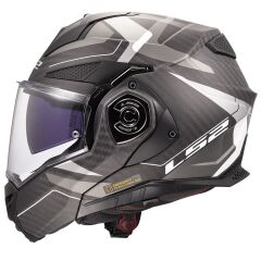 LS2 ADVANT X KARBON HORIZON MAT GÜMÜŞ-GRİ KASK GRI - XL