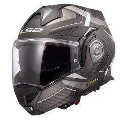 LS2 ADVANT X KARBON HORIZON MAT GÜMÜŞ-GRİ KASK GRI - XXL