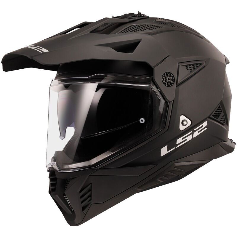 LS2 PIONEER 2 MAT SİYAH KASK MAT SIYAH - S