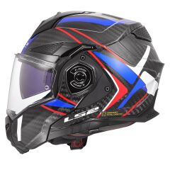 LS2 ADVANT X KARBON FUTURE II BEYAZ-MAVİ KASK MAVI - S