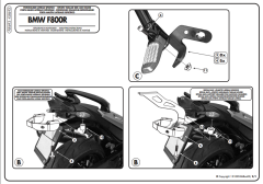 KAPPA KLR693 BMW F 800 R (09-16) YAN ÇANTA TAŞIYICI
