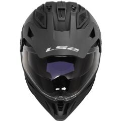 LS2 PIONEER 2 MAT SİYAH KASK MAT SIYAH - XL