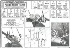 KAPPA A102A PIAGGIO BEVERLY 125-200 (01-04) RÜZGAR SİPERLİK BAĞLANTISI