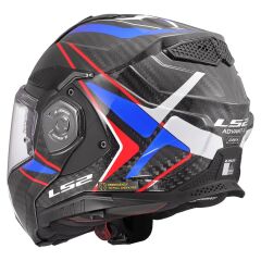 LS2 ADVANT X KARBON FUTURE II BEYAZ-MAVİ KASK MAVI - XXL