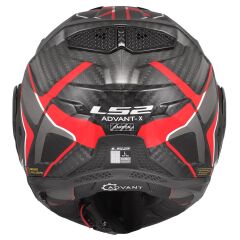 LS2 ADVANT X KARBON FUTURE II KIRMIZI KASK KIRMIZI - S