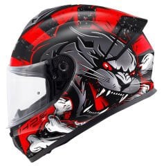GIVI 50.X WILD MAT SİYAH-KIRMIZI KASK